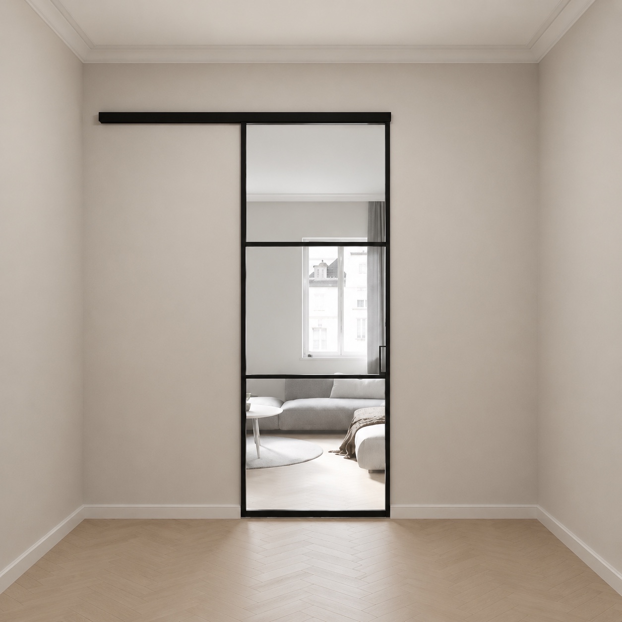 One moving leaf render